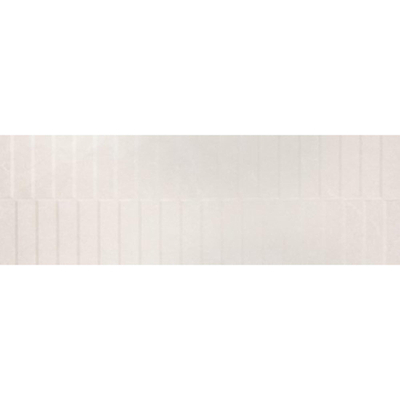 Ceralto Sylvaro Tone Bande décorative - 40x120cm - 10.8mm - rectifié - Blanc