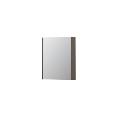 INK SPK2 spiegelkast – 60x74x14 cm – 1 deur, dubbelzijdige spiegeldeurr – Mat taupe