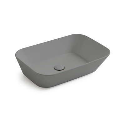 Terravito Sarnico Vasque design 60x42x16,6cm Rectangulaire Gris mat