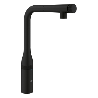 Grohe Essence SmartControl Keukenmengkraan - L-uitloop - phantom black (zwart)