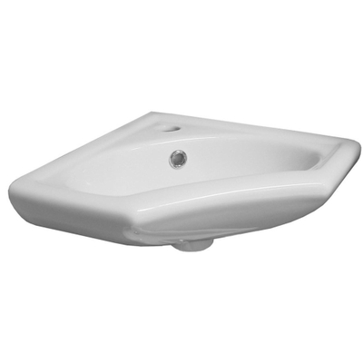 Xellanz Trevi lave-mains d'angle 35 x 35 x 15 cm céramique blanc brillant