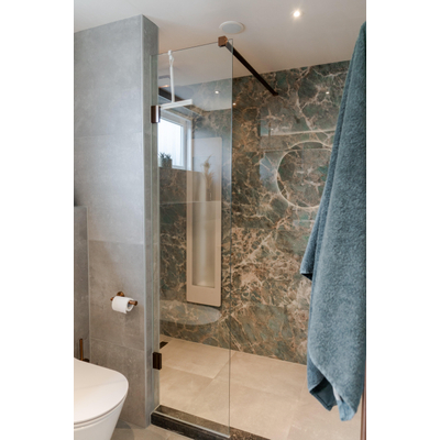 Terravito Fivaro carreau mural et de sol - 60x120cm - 10.5mm - Rectangulaire - rectifié - Aspect marbre - Vert poli