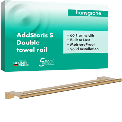 Hansgrohe AddStoris S dubbel handdoekrek BBR