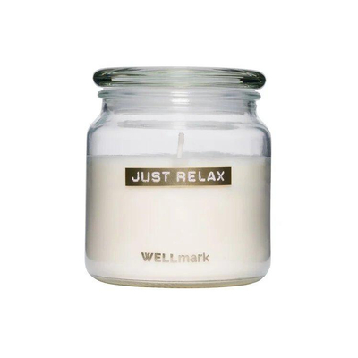 Wellmark Bougie parfumée - sunny haze - verre transparent