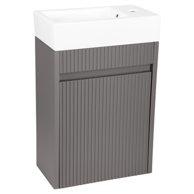 Differnz Hura Fontaine - 40x22x11.5cm - céramique - blanc mat