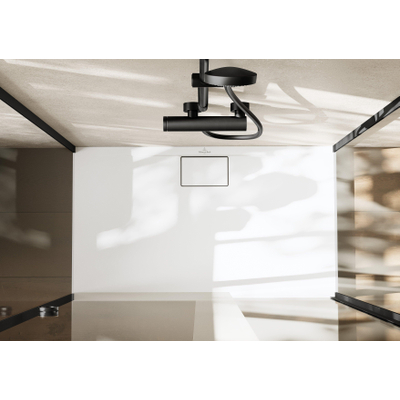 Villeroy & Boch Architectura Metalrim receveur de douche - acrylique rectangulaire 140x80x4.8cm - blanc alpin