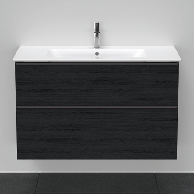 Duravit D-neo Meuble sous vasque 101x46.2x62.5cm 1 tiroir Chêne noir mat