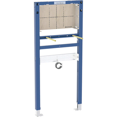 Geberit Duofix wastafel H112-130cm - inbouw wkraan - blauw