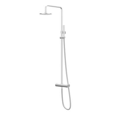 IVY Concord opbouw regendoucheset – Ø30 cm medium hoofddouche – staafhanddouche – glijstang 89.4 cm – RVS geborsteld