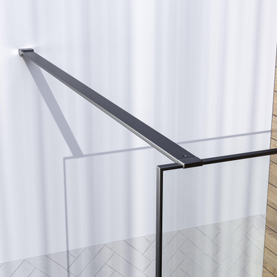 Brauer Season Douche à l'italienne - 90x200cm - verre clair avec cadre - Gunmetal