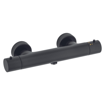 Go By Van Marcke Nero Douchekraan - 28cm - thermostatisch - opbouw - mat zwart