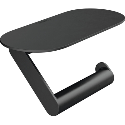 Hansgrohe Wallstoris Closetrolhouder - 23x9.7x3.4cm - mat zwart