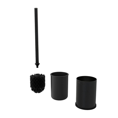 Tiger Colar Brosse de toilette avec support autoportant Noir