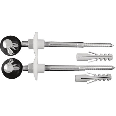 Duravit kit de fixation pour bidet suspendu et WC suspendu chromé