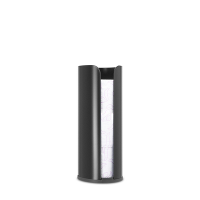 Brabantia ReNew Porte-rouleaux de réserve - 3 rouleaux - noir mat