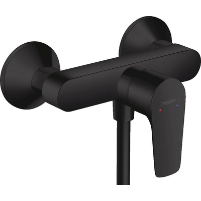 Hansgrohe Talis e 1 greeps douchemengkraan - opbouw - mat zwart
