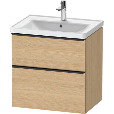 Duravit D-neo Meuble sous vasque 63.4x45.2x62.5cm 2 tiroirs Chêne naturel mat