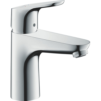 Hansgrohe Focus Eengreeps wastafelmengkraan - 100 - coolstart - met PopUp - trekwaste - hoogglans chroom