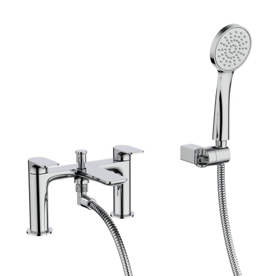 Crosswater Fuse Robinet de baignoire - ensemble de douchette à main - chrome