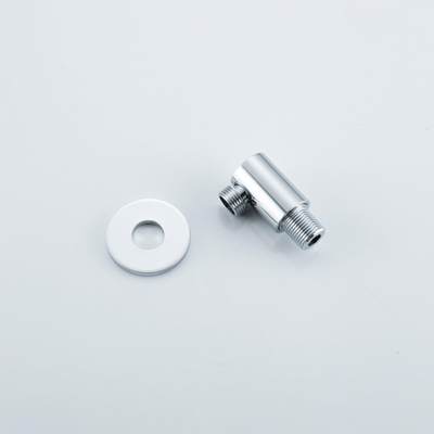 FugaFlow Eccelente Coude de raccordement mural Sobrado - rosace ronde - chrome