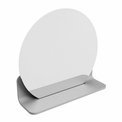 Mondiaz SPOT Miroir de salle de bain - rond 40cm - plan de miroir - couleur Plata