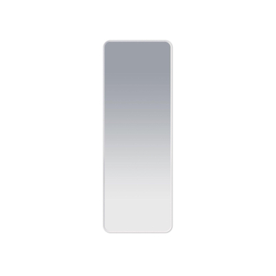 FugaFlow Eccelente Arredo Oval Miroir arrondi 140x50cm cadre Blanc mat