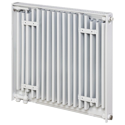Sanivesk Raya Vlak Duo Paneelradiator - 50x50cm - 695watt - wit - beschadigd - OUTLET UDEN