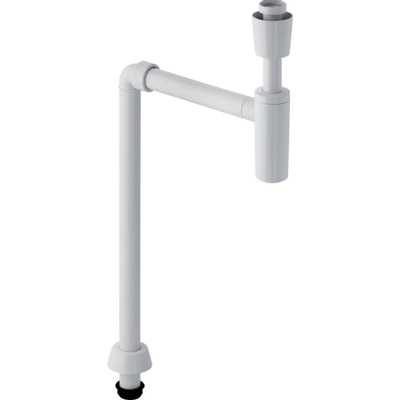 Geberit Raccordement d'appareil siphon de lavabo direct avec tuyau mural 40mm blanc alpin