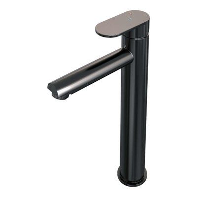Brauer Gunmetal Edition wastafelkraan - model C - voorsprong 15cm - PVD - geborsteld gunmetal