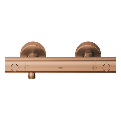 GROHE Grohtherm 800 Cosmopolitan douchethermostaat - 15cm - geborsteld warm sunset (koper)