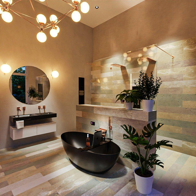 MONDIAZ FLOAT Baignoire autoportante - 170x80cm - Urban