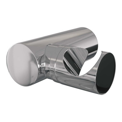 Robinet de baignoire Brauer Chrome - ensemble de douche - douchette ronde 3 positions - bouton carving - chrome