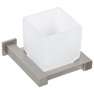 Plieger Cube porte-gobelet verre satiné inox