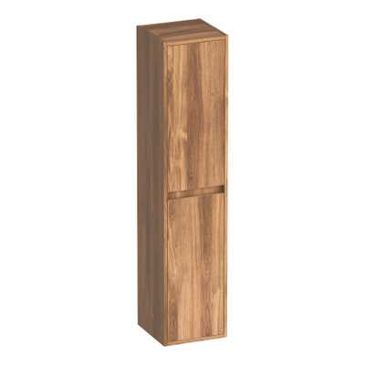 BRAUER Adore Armoire de salle de bains - 160x35x35cm - avec 2 portes sans poignées ouverture à gauche ou à droite Honey