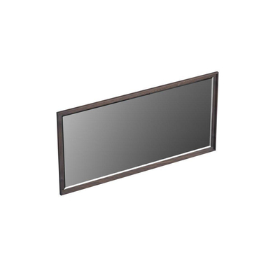 Forzalaqua Reno 2.0 miroir 160x80cm Rectangulaire sans éclairage avec cadre Chêne massif Charcoal