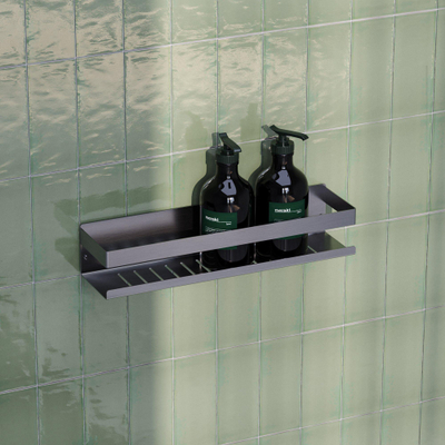 Brauer Etagère de douche - 40x10cm - Inox brossé