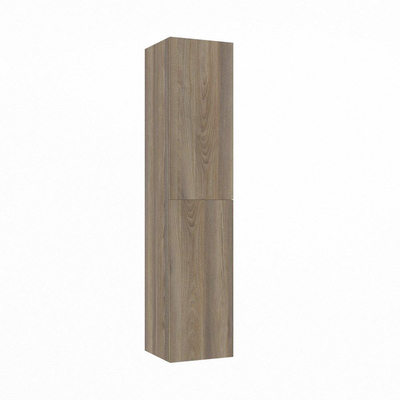 MONDIAZ BEAM Kolomkast - 160cm - 2 deuren - Dark Brown Grey