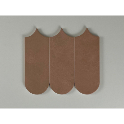 SAMPLE Terravito Evarno wandtegel - 8x21.5cm - Terra mat (rood)