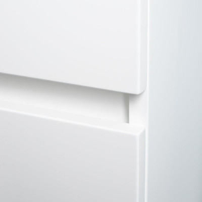BRAUER Joy ensemble de meubles de salle de bains 80x51.5x45.5cm avec lavabo finestone 1 trou de robinetterie blanc mat