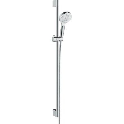 Hansgrohe Crometta Ensemble de douche à 1 jet 90cm blanc chrome