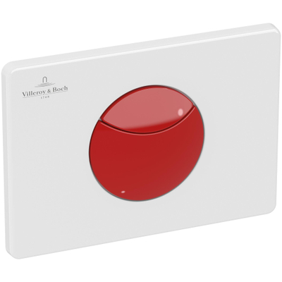 Villeroy & Boch O.novo Kids plaque de commande E100 plastique DF 20.5x14.5cm - cherry red