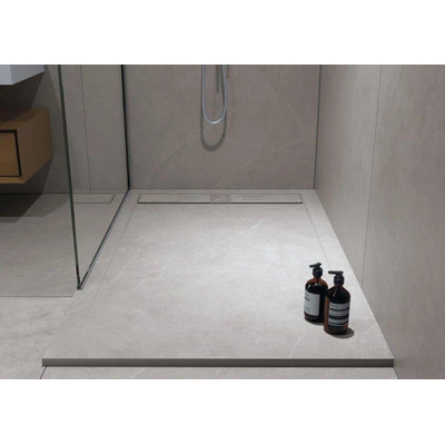 Terravito Allino wand- en vloertegel - 60x120cm - gerectificeerd - Betonlook - Pearl mat (grijs)