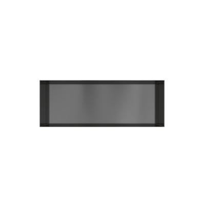 Hotbath &MORE Inbouwbox of inbouwnis - 30x80x10 - frameless - PVD - geborsteld gunmetal (antraciet)