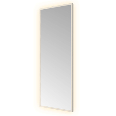 Hotbath &MORE Spiegel - 30x80cm - direct en indirect LED - color changing - dimbaar - met afstandsbediening - geborsteld RVS 316