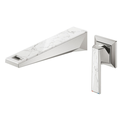 Grohe Allure brilliant private collection wandmengkraan 2-gats white supersteel