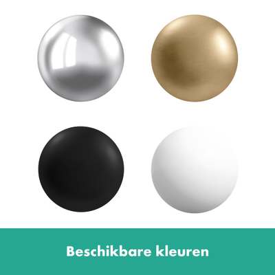 Hansgrohe Tecturis 3-gats badrandkraan met sbox mat wit