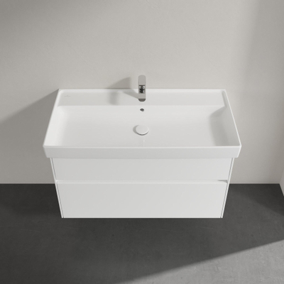 Villeroy & Boch COLLARO Meuble sous vasque 95.4x54.6cm 2 tiroirs White matt