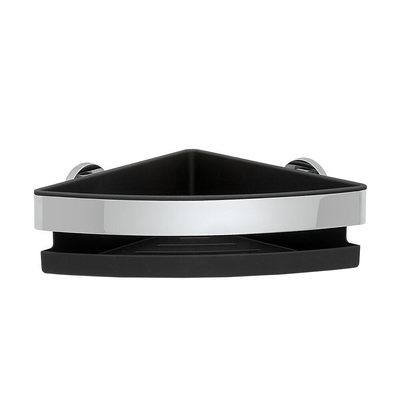 Tiger Noon Panier de douche - 22x22x8cm - modèle d'angle - chromé