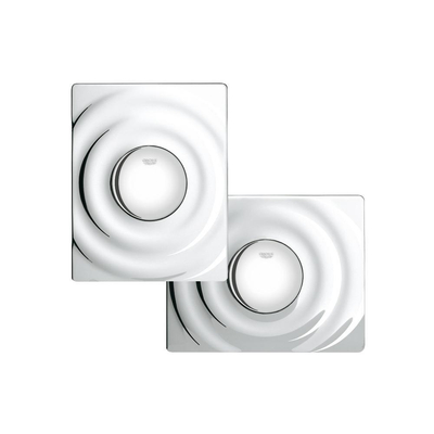Grohe Surf Bedieningsplaat - enkelspoeling - verticaal/horizontaal - chroom