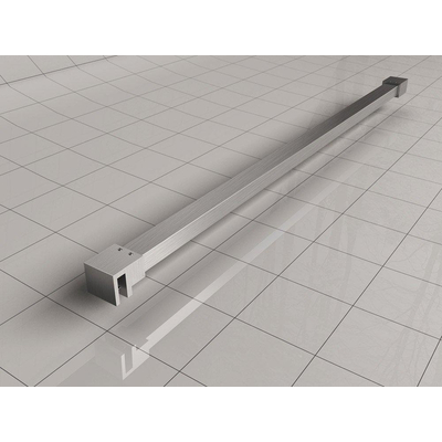 Wiesbaden Slim barre de stabilisation 120 cm acier brossé